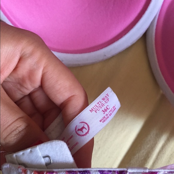 White Victoria secret pink strapless bra - Picture 4 of 4