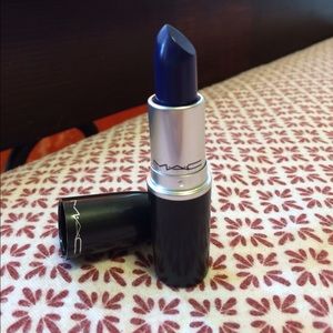 MAC Matte Royal blue lipstick