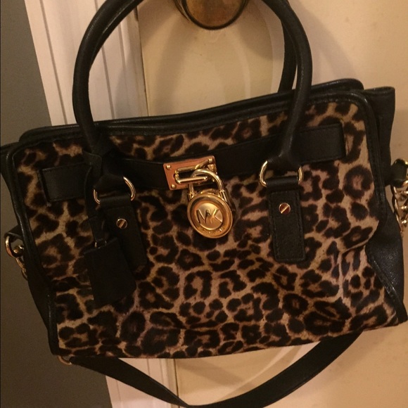 Michael Kors Hamilton Leopard Tote