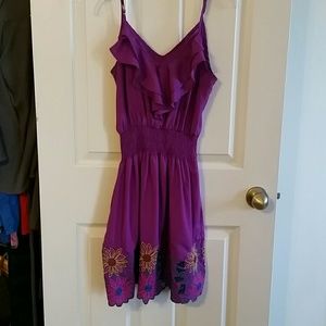 Purple sundress