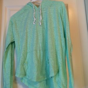 Mint green light sweatshirt
