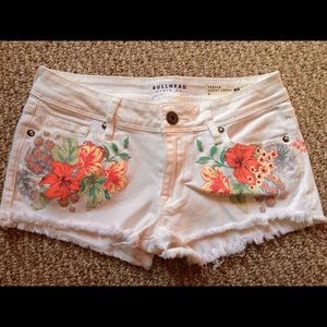 Bullhead denim co. 'Frayed short short'