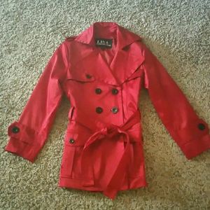 Deep red Trench Coat