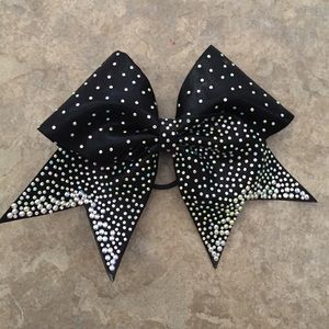black rhinestone bow