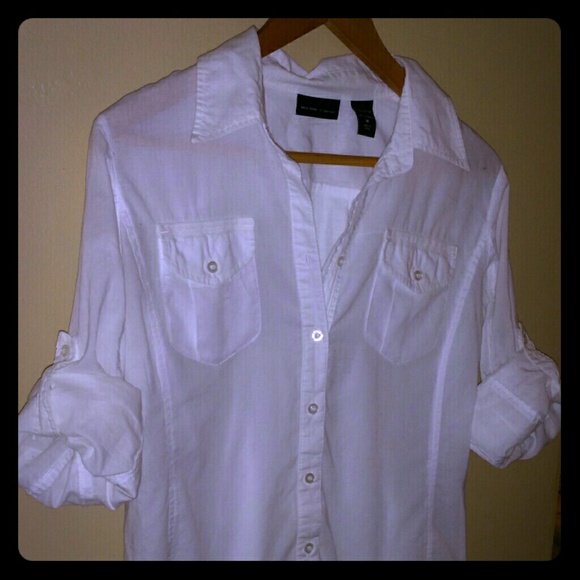 New York & Co. Chic white button down