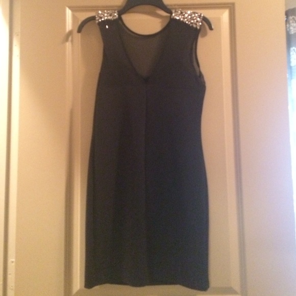 Black Mesh and Spike Black Cocktail - Picture 2 of 3