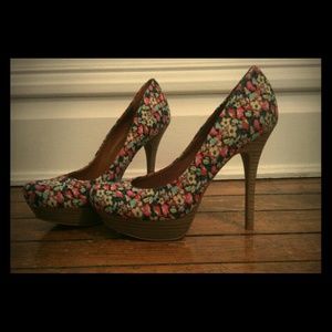 J.S Floral Heels