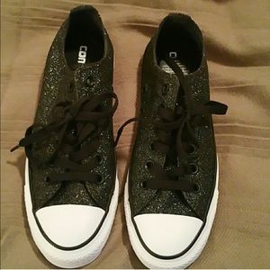 Black Sparkle Converse