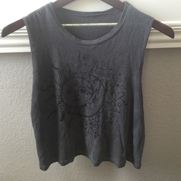 Brandy Melville sun and moon top