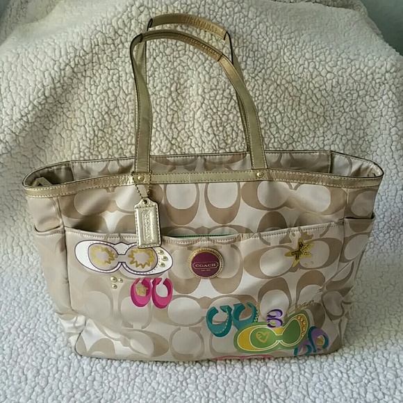 Coach diaper bag/school tote
