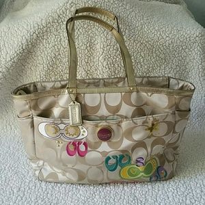 Coach diaper bag/school tote