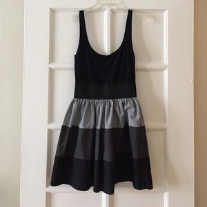 Black colorblock dress - perfect for weddings!