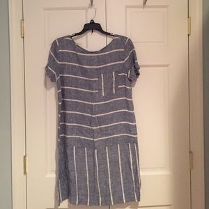 Lou & Grey chambray striped dress