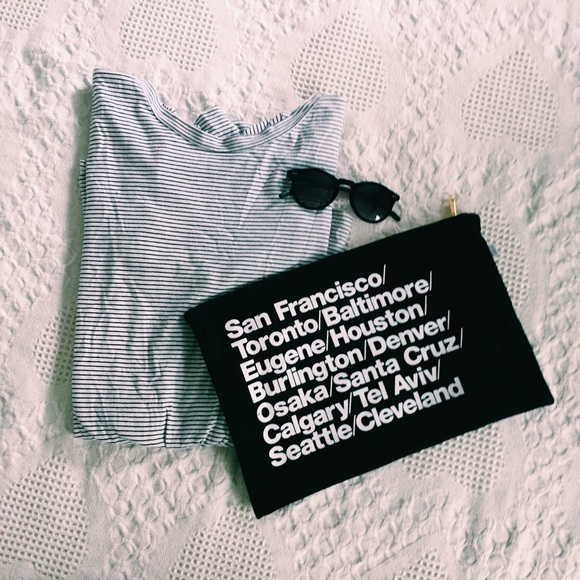 American Apparel Dresses & Skirts - American Apparel striped t-shirt romper