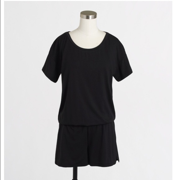 NWT JCREW BLACK ROMPER