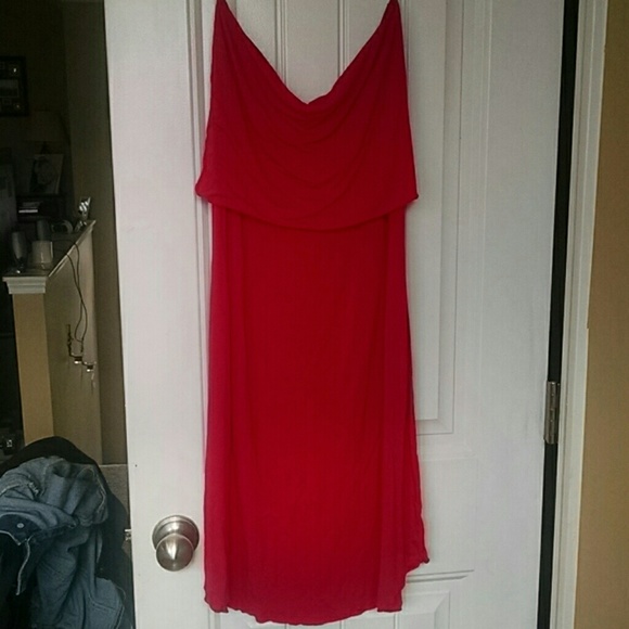 Strapless cover up