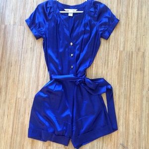 Royal blue DVF romper