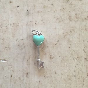 Sterling silver Tiffany key pendent