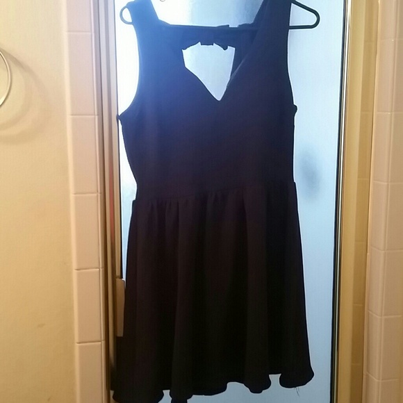 Dark Navy blue dress.