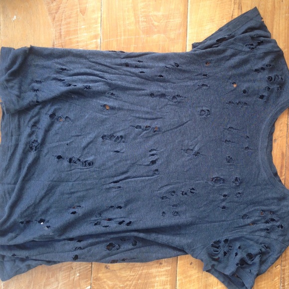 IRO clay t-shirt in dark gray