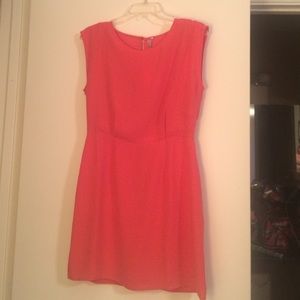 Price reduced! Pretty coral and black lace dress