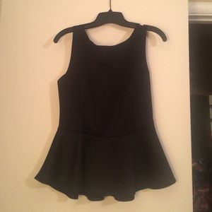 Price reduced! Black Peplum Top