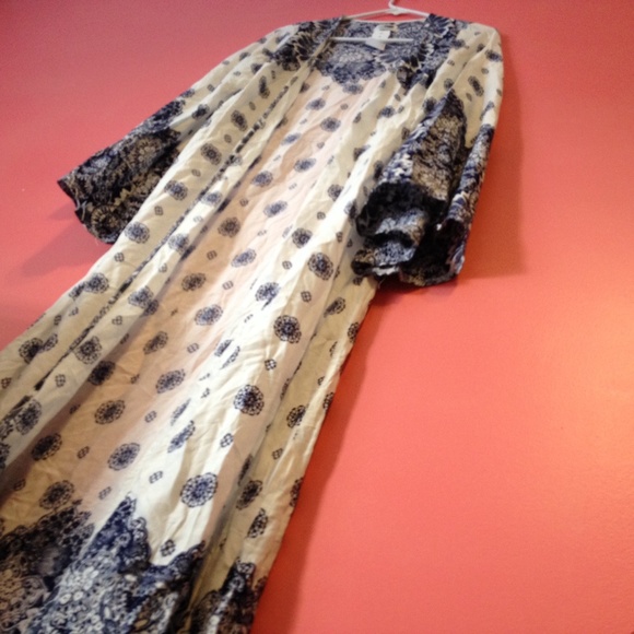 SPRING '15🌸 LF blue printed kimono - Picture 3 of 4