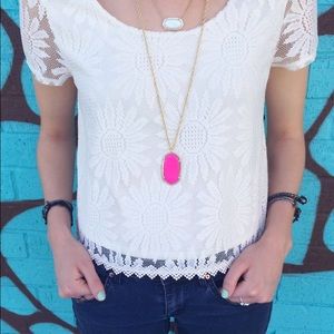 Kendra Scott Rae necklace in Magenta