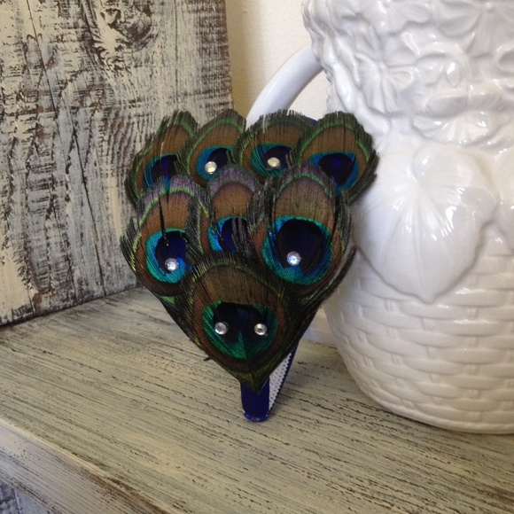 Peacock Headband - Picture 2 of 3
