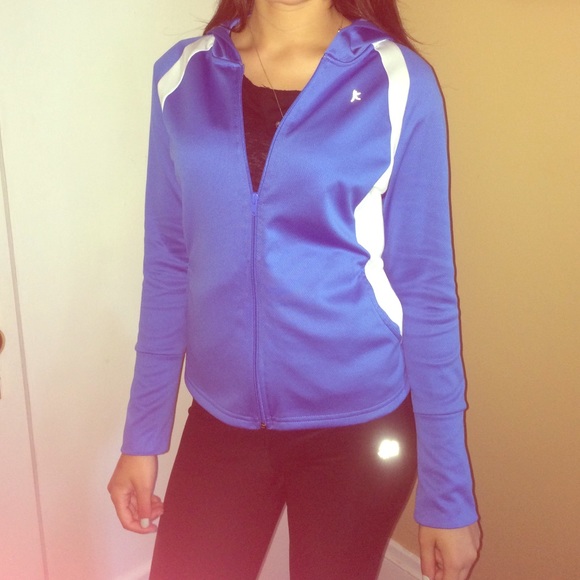 Blue and white Hoodie