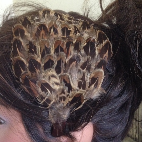 Feather headband