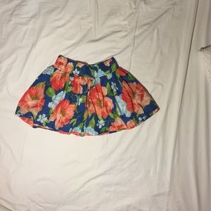 Floral Hollister skirt
