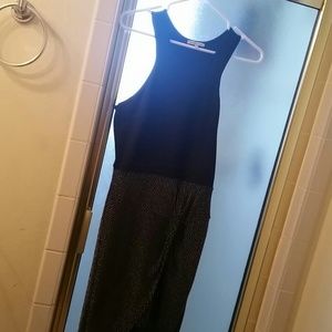 Black & Silver Gray Colored Dress