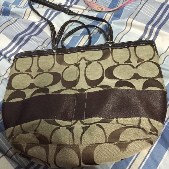 Coach brown handbag