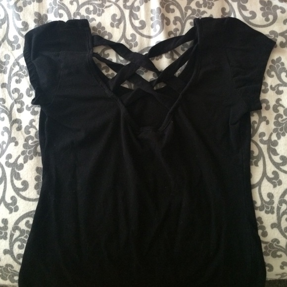 Black cross top