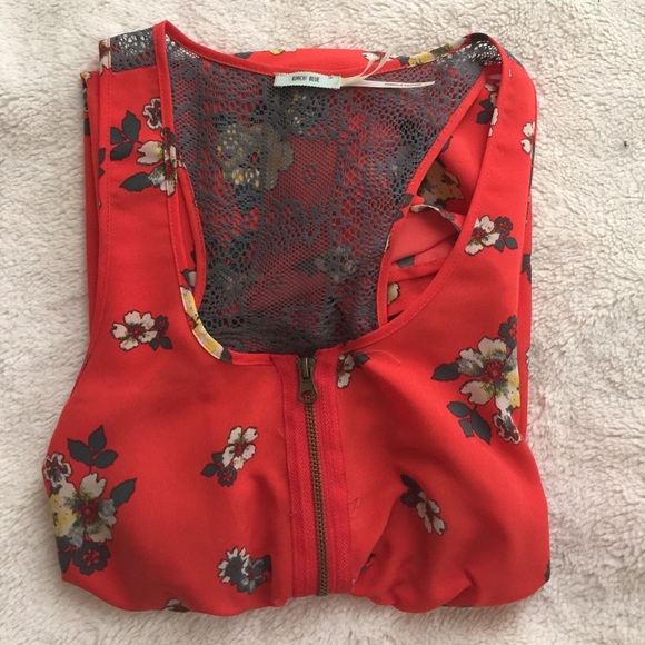 Kimchi Blue Dresses & Skirts - Urban Outfitters Red Floral Dress
