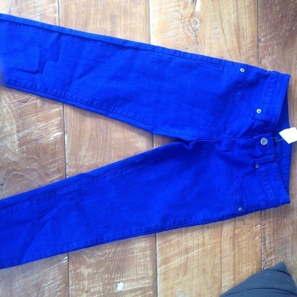 New royal blue LF carmar skinny jeans