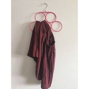 NWOT Burgundy Sylvia skirt
