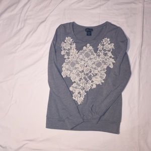 Long sleeve grey  shirt