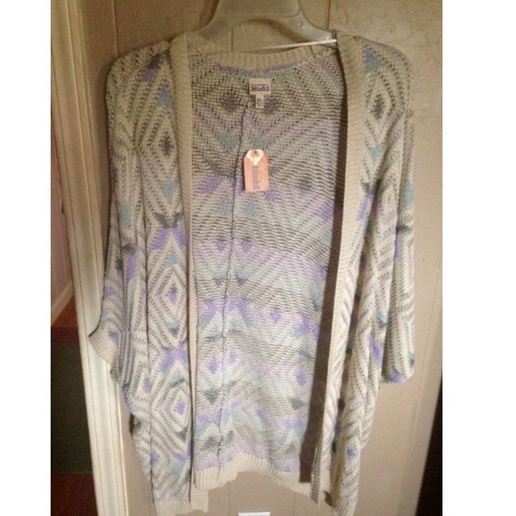 Thick knit cardigan