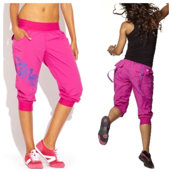 zumba cargo capri pants