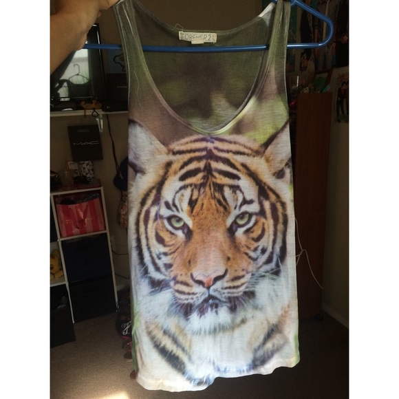Tiger tank top Forever 21