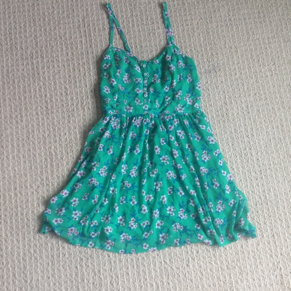 Green Hollister dress