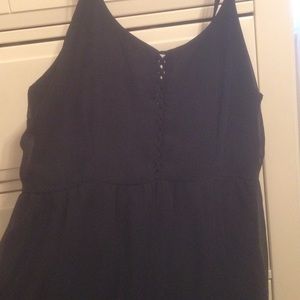Black High Low Dress
