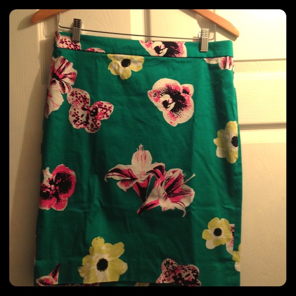 J. Crew Floral Skirt 8