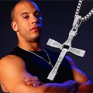 Fashion necklace cross pendant for men
