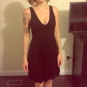 Zara Collection V-neck black  dress. Sz Small