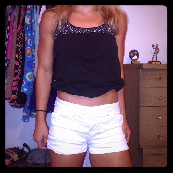 American white cargo shorts