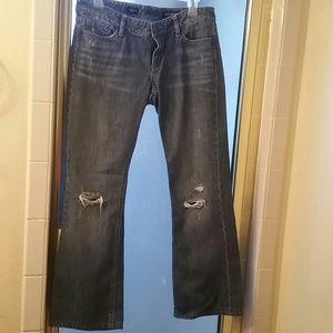 Medium wash color express jeans