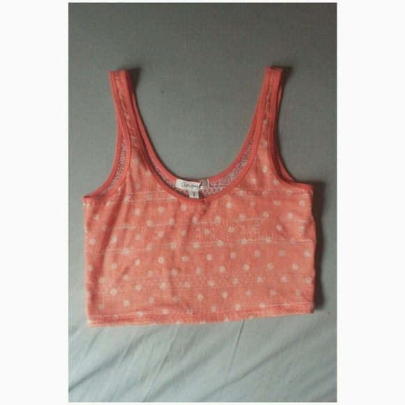 New Orange crop top